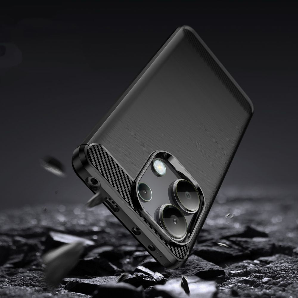 Tech - Protect Xiaomi Redmi Note 13 4G Carbon TPU Θήκη Σιλικόνης - Black
