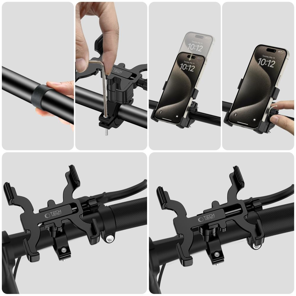 Tech - Protect V3 Universal Βάση Κινητού για Ποδήλατο - Black