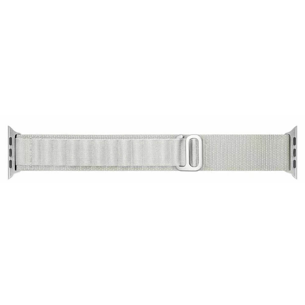 Techsuit Λουράκι Apple Watch 2/3/4/5/6/7/8/9/10/11 - SE (1/2/3) - 38/40/41/42mm Watchband W037 Nylon - Star White