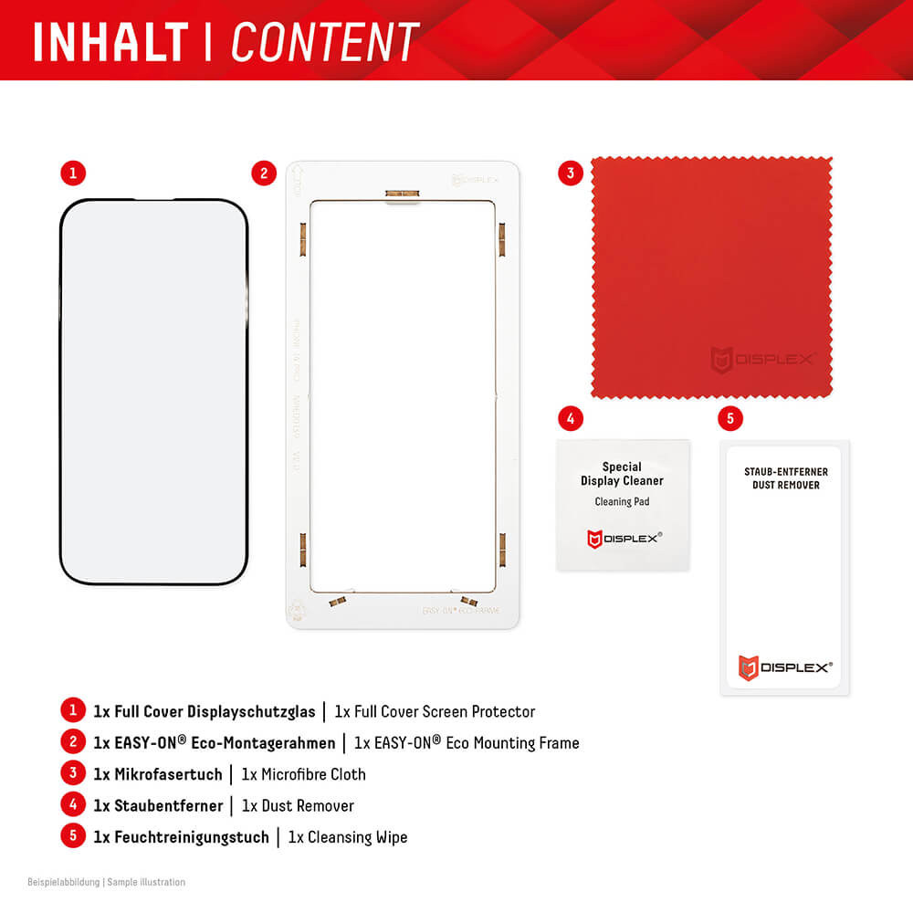 Displex iPhone 16 - Premium Προστασία Οθόνης - Full Screen Αντιχαρακτικό Γυαλί Tempered Glass - Διάφανο / Μαύρο