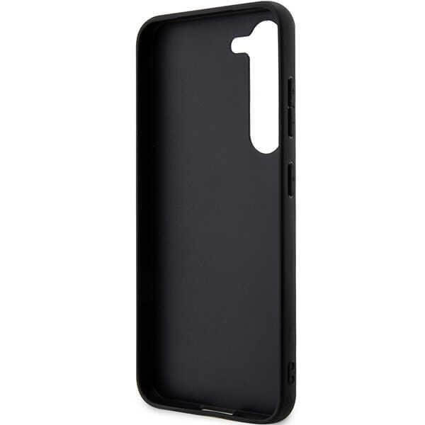 Karl Lagerfeld Samsung Galaxy S23+ - Saffiano Monogram Ikonik Σκληρή Θήκη - Black - KLHCS23MSAKLHKPK