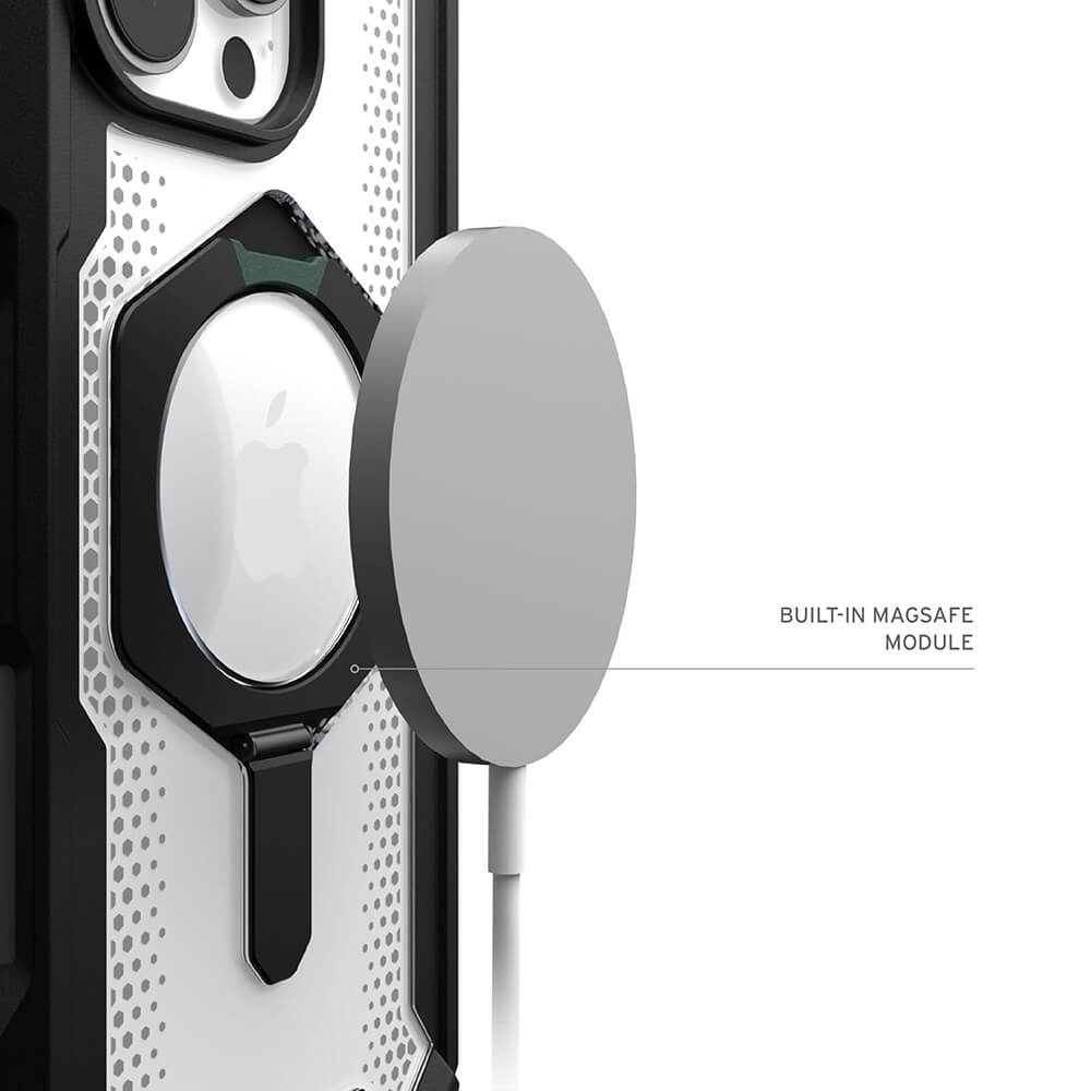 UAG iPhone 16 Pro Max Plasma XTE MagSafe Σκληρή Θήκη με Stand - Black / Διάφανη