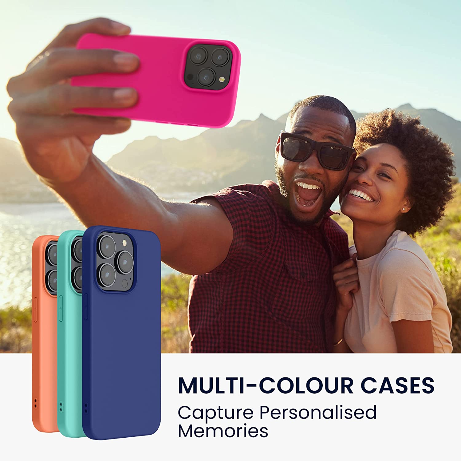 KW iPhone 14 Pro Λεπτή Θήκη Σιλικόνης TPU - Neon Pink - 59077.77