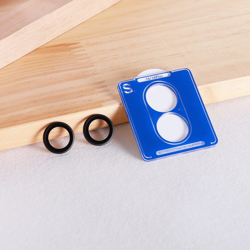 Lito iPhone 16 - S+ Camera Glass Protector - Αντιχαρακτικό Γυαλί για την Κάμερα - Black