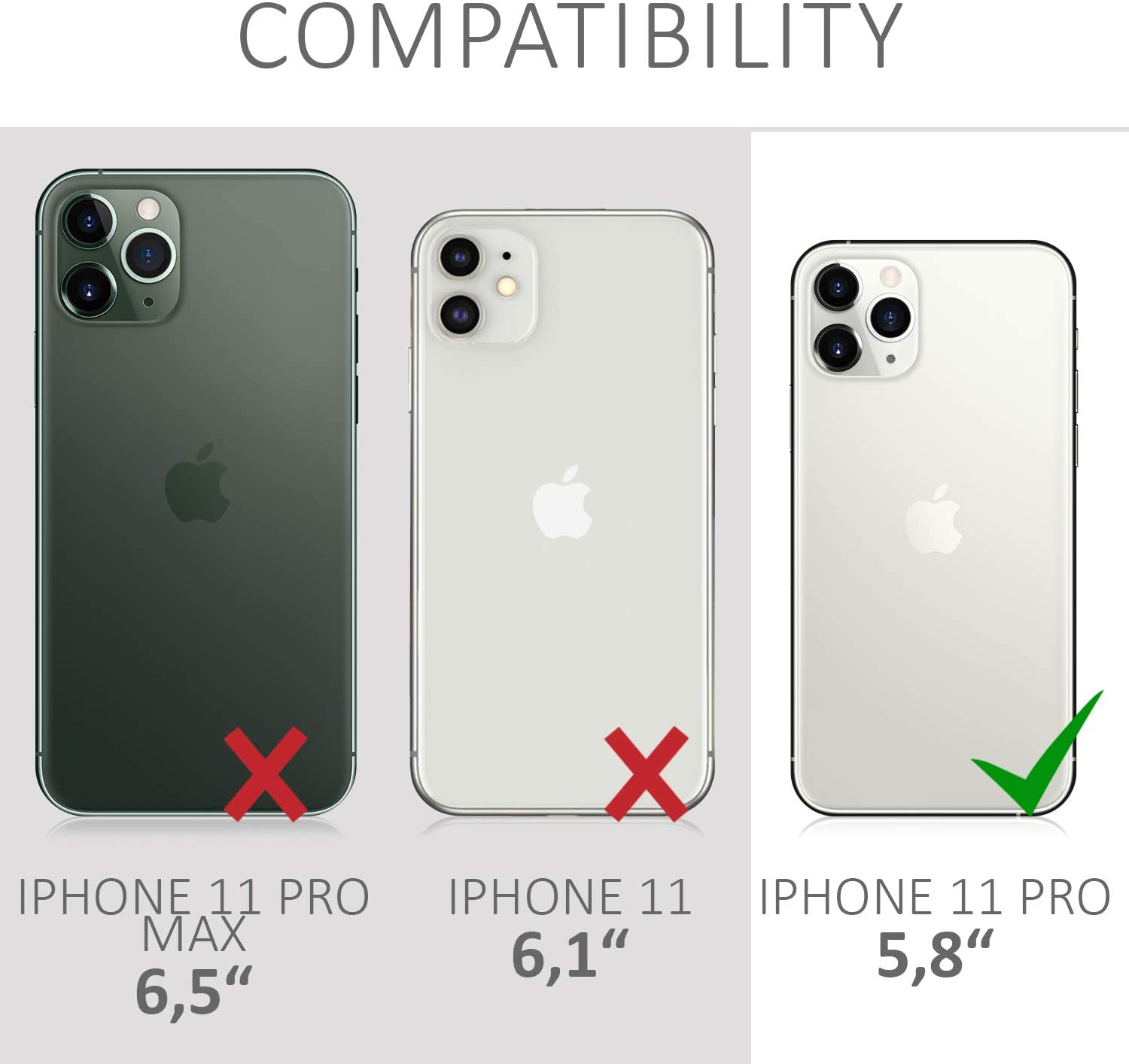 KW iPhone 11 Pro Θήκη Σιλικόνης TPU - Neon Red - 49781.111