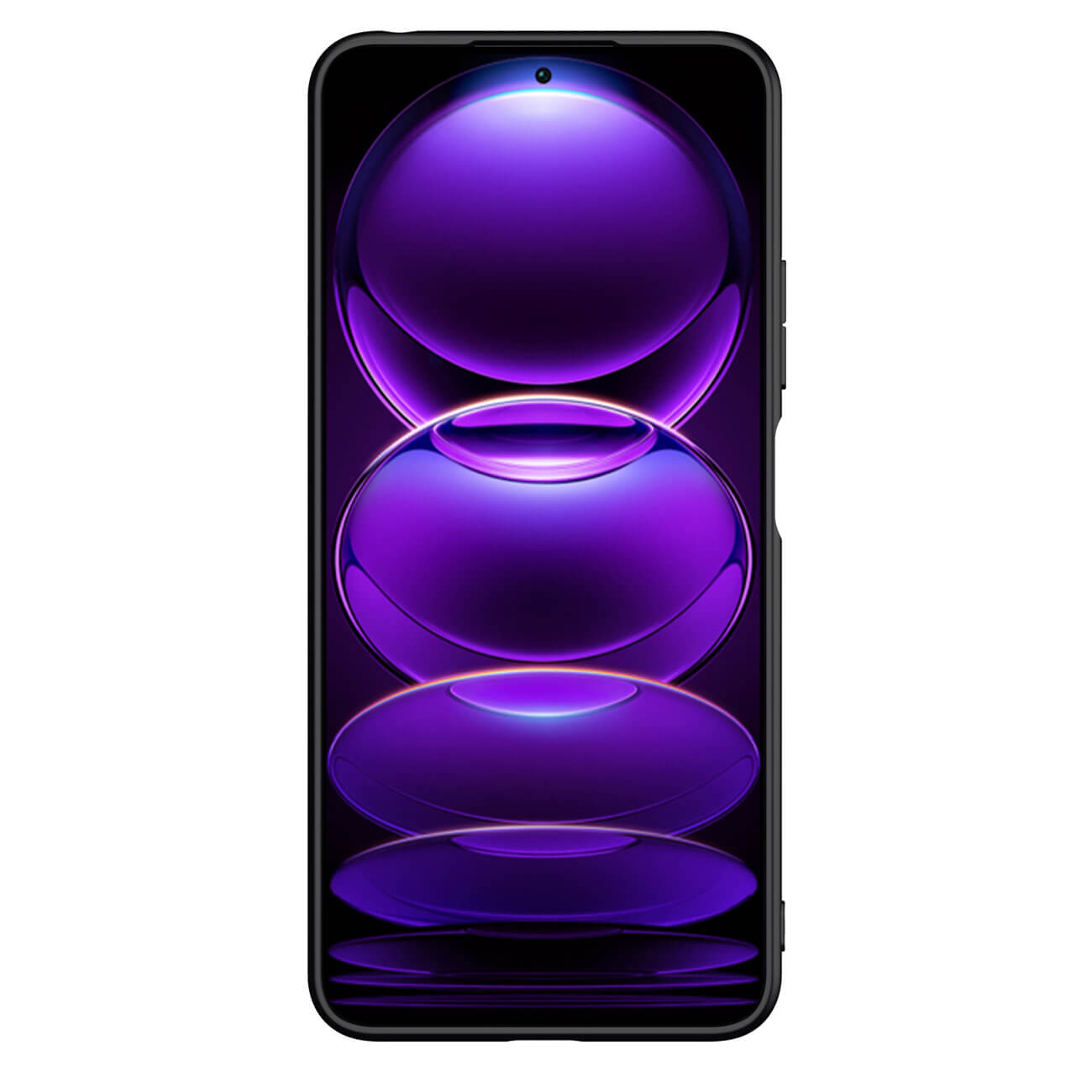 Nillkin Xiaomi Redmi Note 12 Pro+ Textured Case Σκληρή Θήκη με Πλαίσιο Σιλικόνης - Black