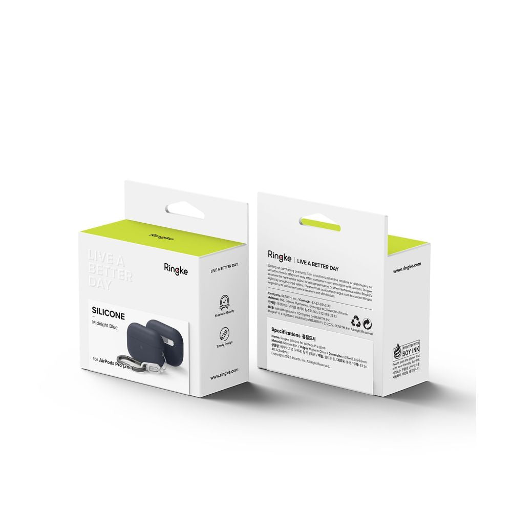 Ringke AirPods Pro 1 / 2 Θήκη Σιλικόνης - Silicone - Midnight Blue