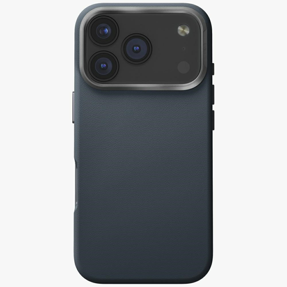 Uniq iPhone 17 Pro - Lyden MagClick - Σκληρή Θήκη με Επένδυση Συνθετικού Δέρματος και MagSafe - Blue