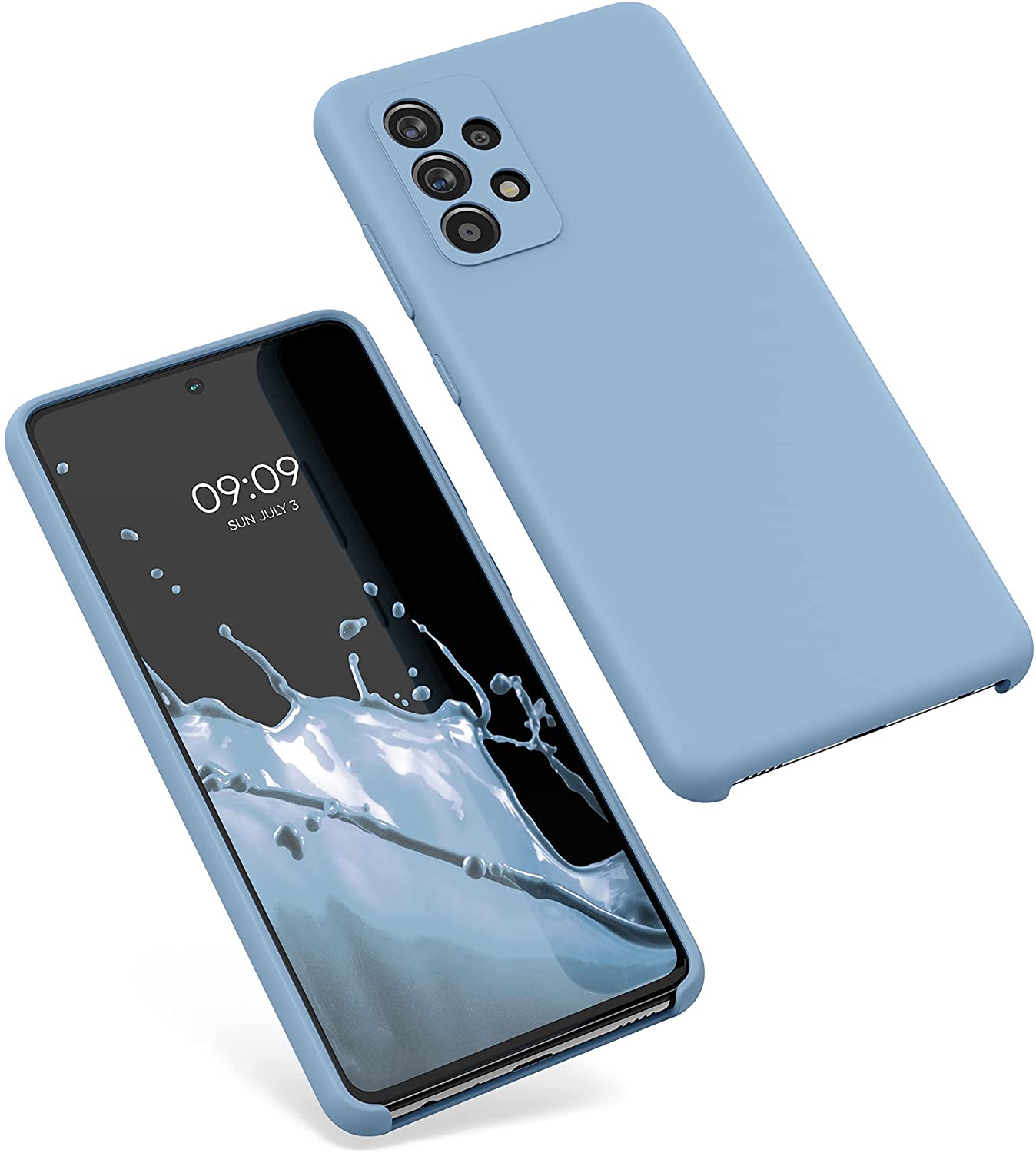 KW Samsung Galaxy A52 / A52 5G / A52s 5G Θήκη Σιλικόνης Rubber TPU - Dove Blue - 54347.161