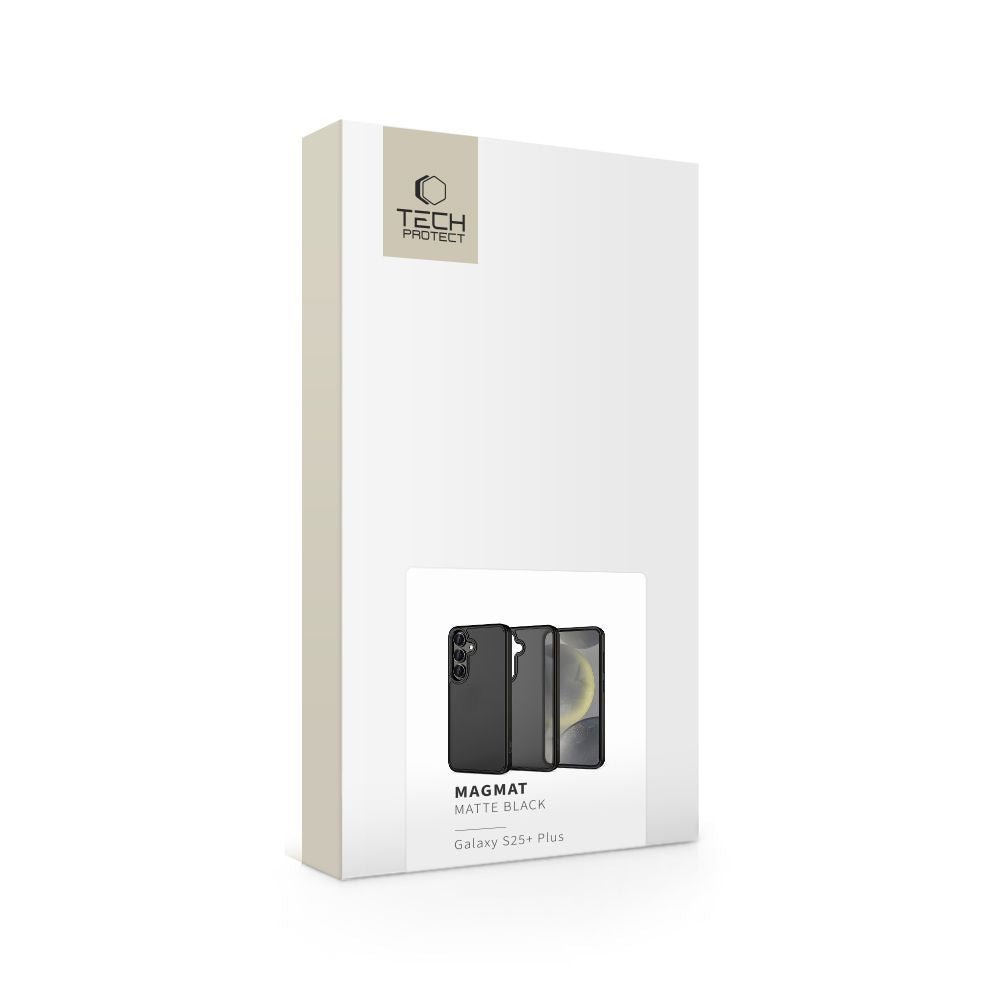 Tech - Protect Samsung Galaxy S25 Plus MagMat Σκληρή Θήκη με Πλαίσιο Σιλικόνης - Matte Black