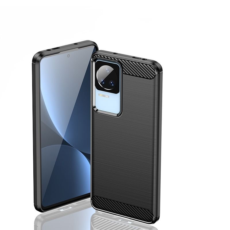 Tech - Protect Xiaomi Poco F4 5G Θήκη Rugged Carbon TPU - Black