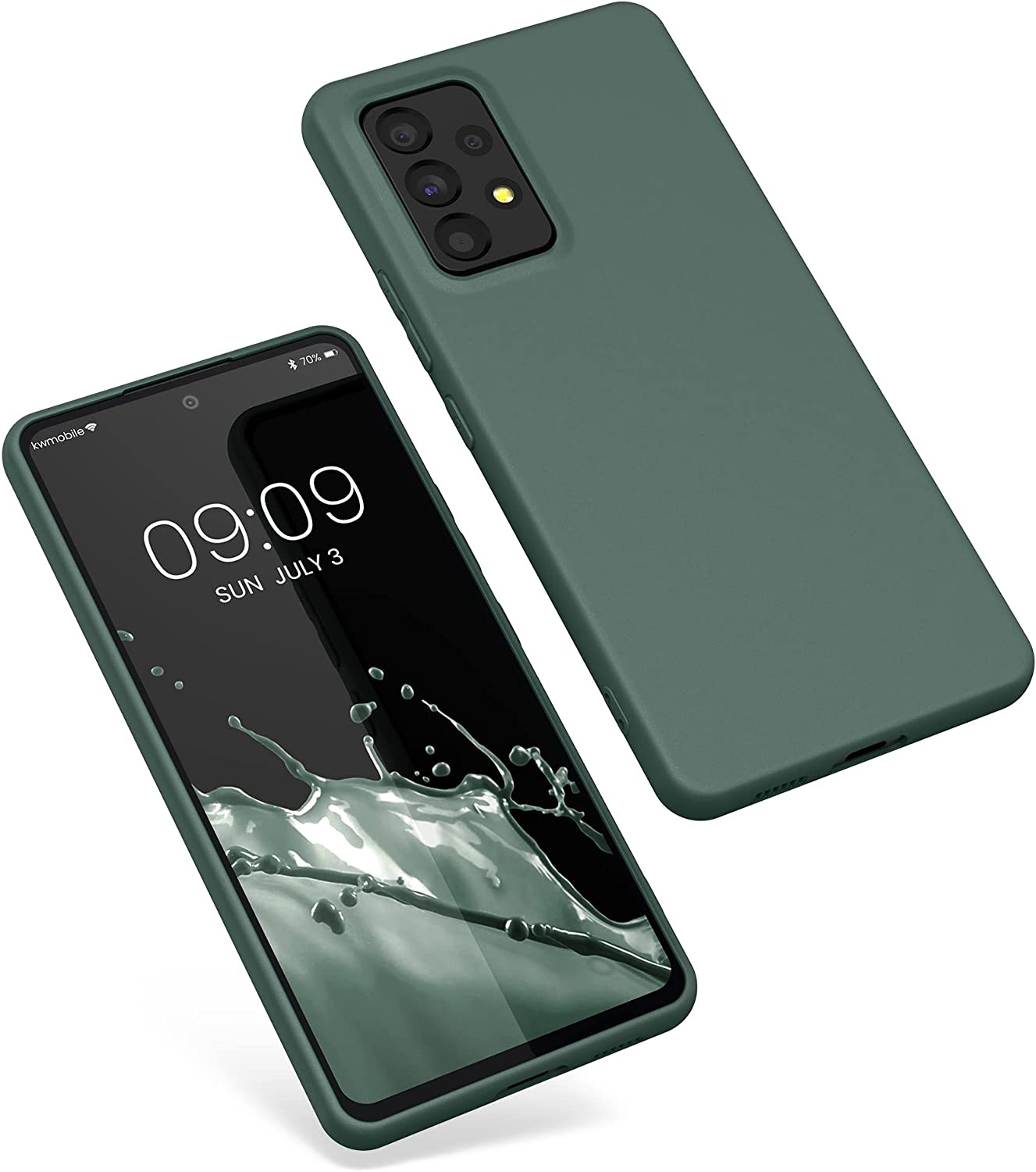 KW Samsung Galaxy A53 5G Θήκη Σιλικόνης TPU - Blue Green - 57808.171