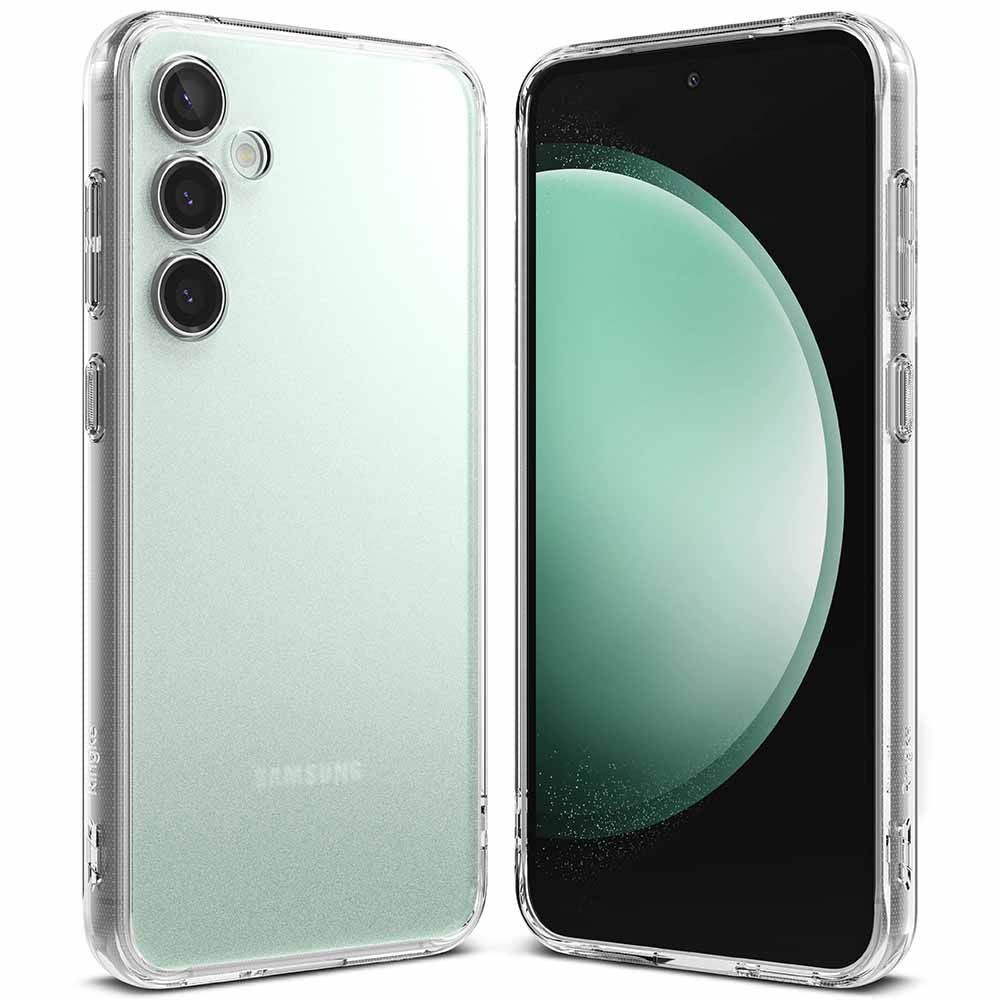 Ringke Samsung Galaxy S23 FE Fusion Σκληρή Θήκη με Πλαίσιο Σιλικόνης - Ματ Διάφανη