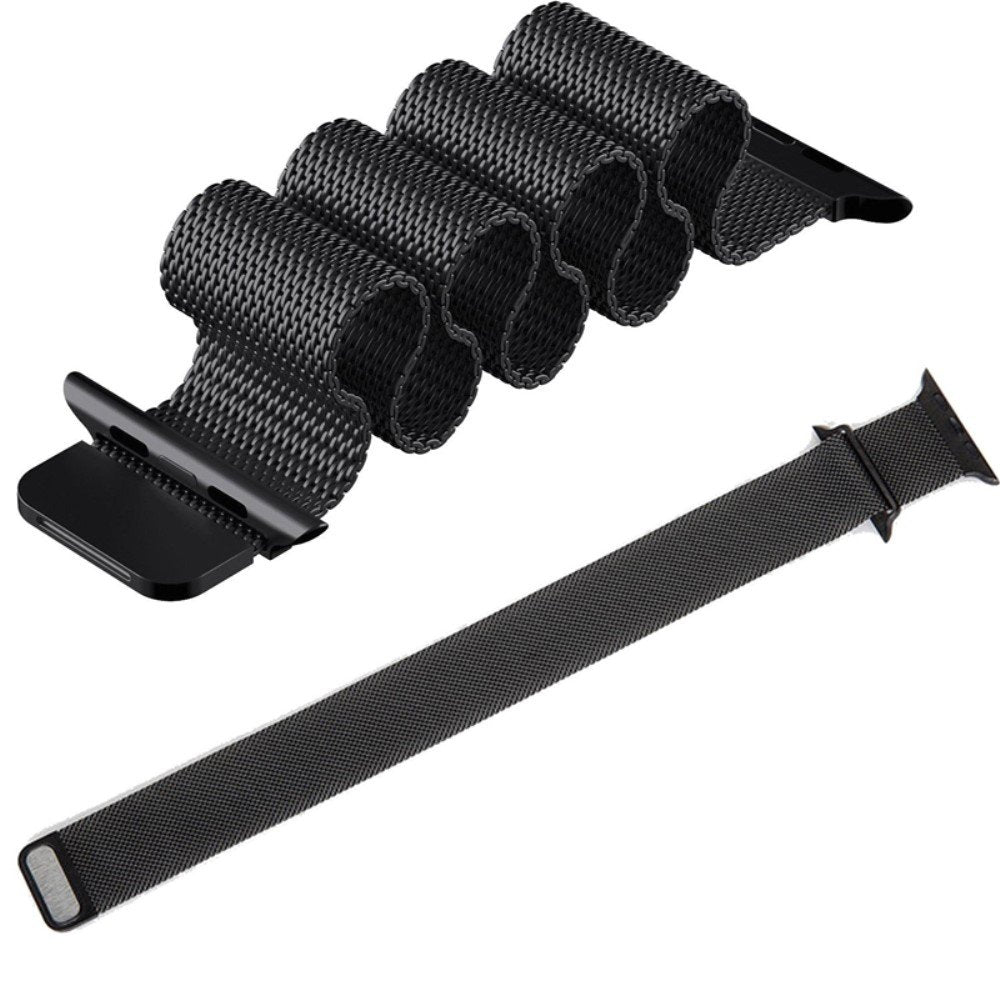 Tech - Protect Λουράκι Apple Watch 8/9/10/11 - SE (1/2/3) - Ultra (1/2/3) – 44/45/46/49mm MilaneseBand από Ανοξείδωτο Ατσάλι - Black