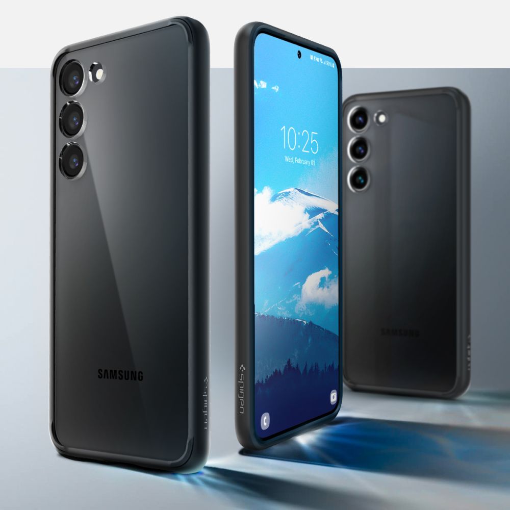 Spigen Samsung Galaxy S23+ Σκληρή Θήκη με Πλαίσιο Σιλικόνης Ultra Hybrid - Matte Black