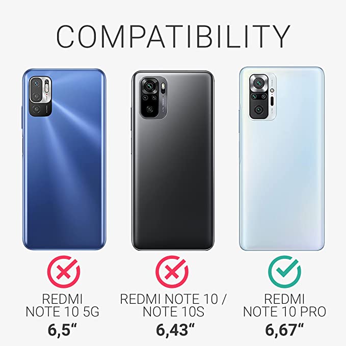 KW Xiaomi Redmi Note 10 Pro Θήκη Σιλικόνης TPU - Light Blue Matte - 54551.58