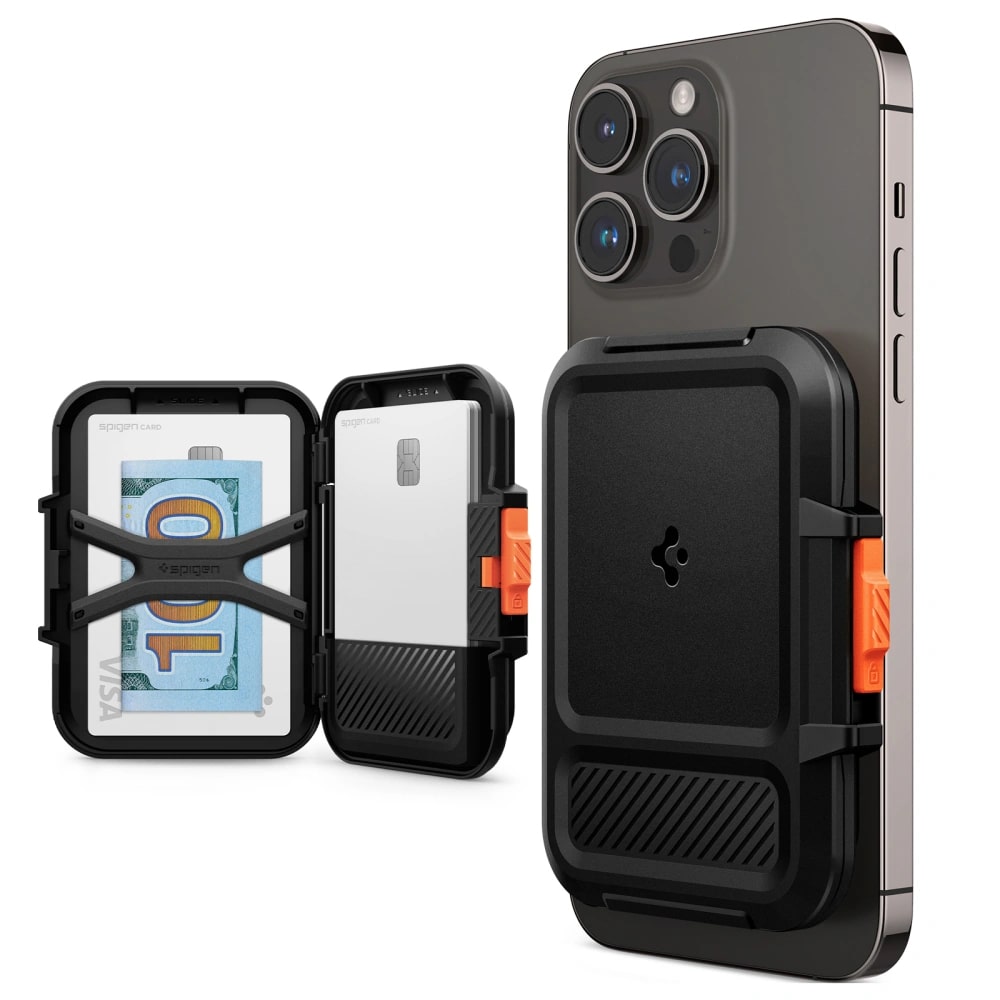 Spigen Lock Fit MagSafe Universal Magnetic Card Holder - Θήκη για Κάρτες - Black