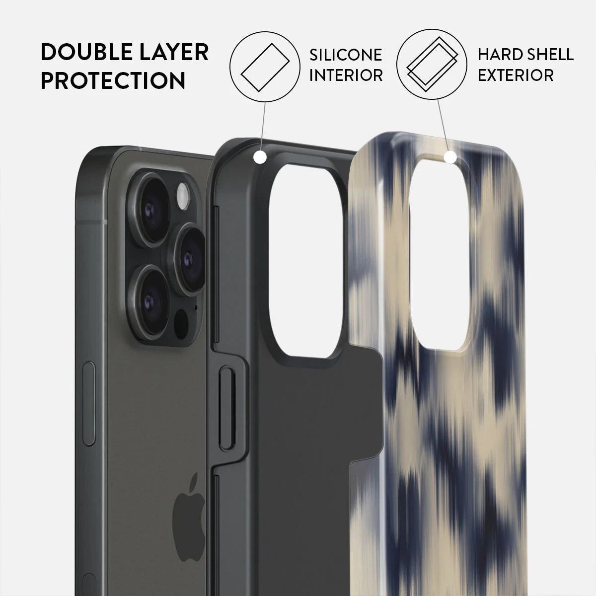 Burga iPhone 15 Pro Fashion Tough MagSafe Σκληρή Θήκη με MagSafe - Avalanche