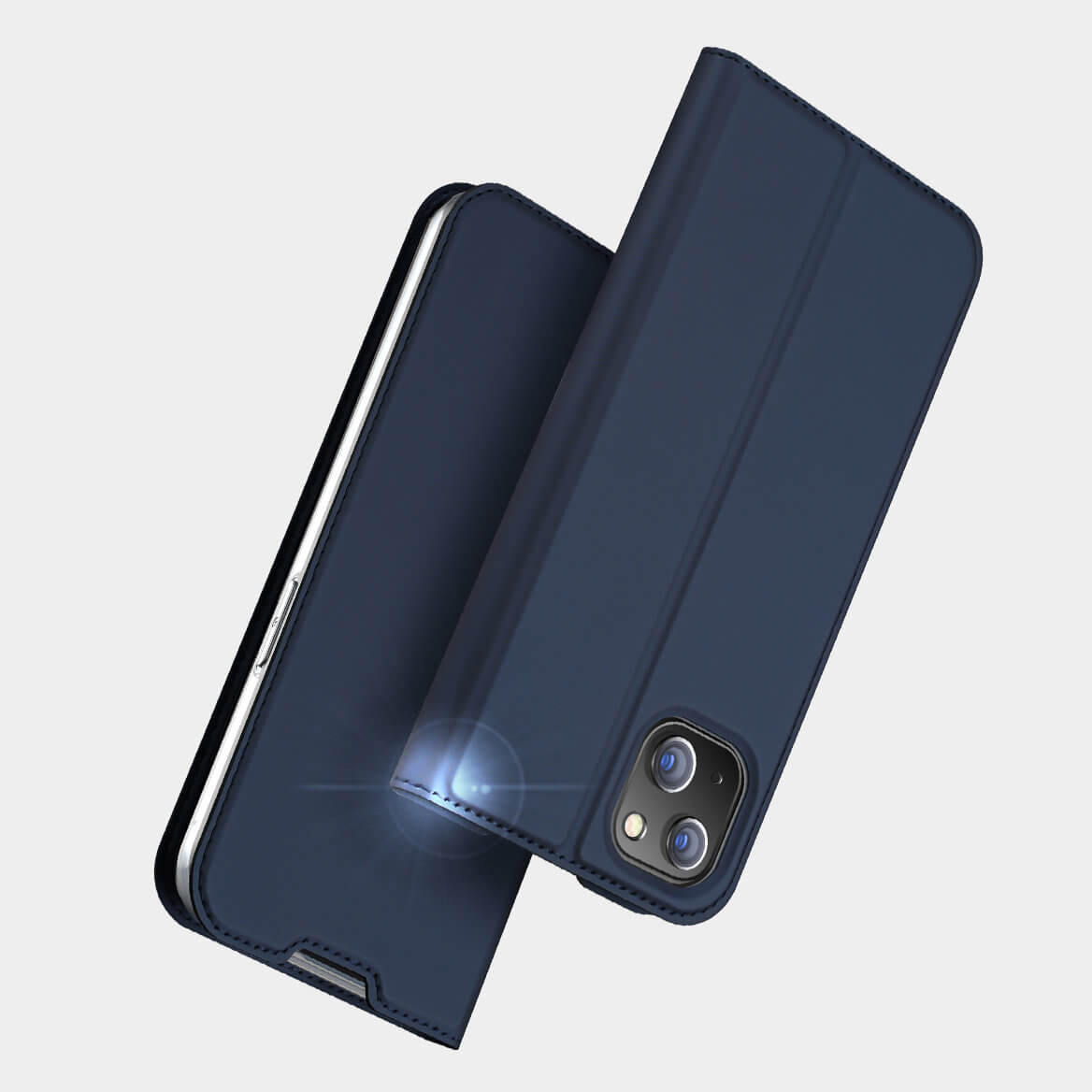 Dux Ducis iPhone 14 Plus Flip Stand Case Θήκη Βιβλίο - Blue