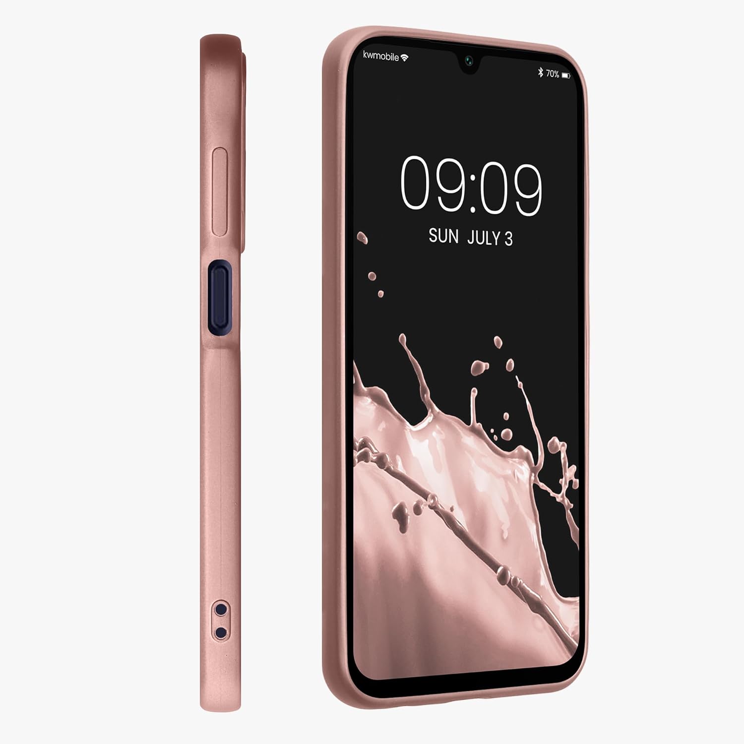 KW Samsung Galaxy A15 4G / A15 5G Θήκη Σιλικόνης TPU - Metallic Rose Gold - KWM000021MJ001C