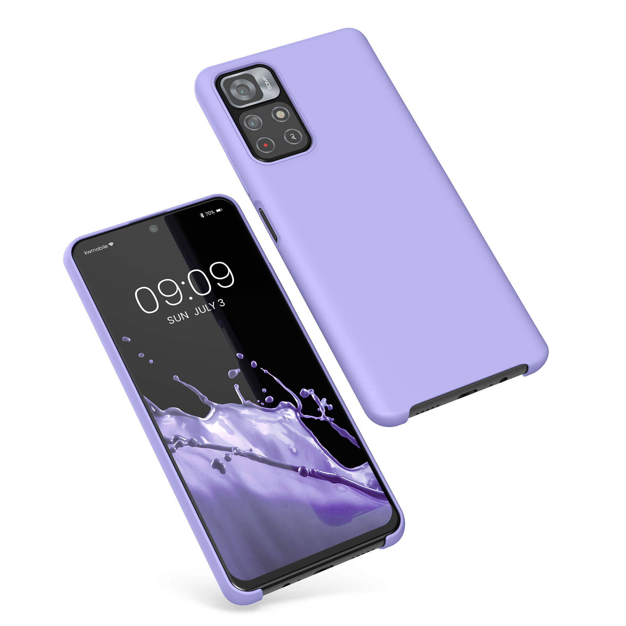 KW Xiaomi Poco M4 Pro 5G / Redmi Note 11S 5G Θήκη Σιλικόνης Rubber TPU - Lavender - 56844.108