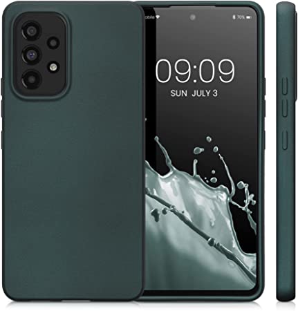 KW Samsung Galaxy A53 5G Θήκη Σιλικόνης TPU - Metallic Petrol - 57958.14