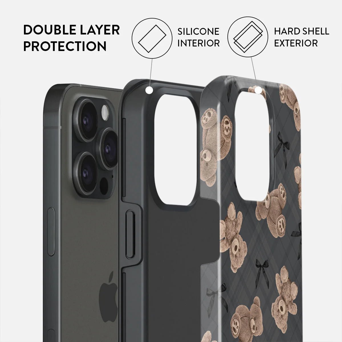 Burga iPhone 15 Pro Fashion Tough MagSafe Σκληρή Θήκη με MagSafe - BFF