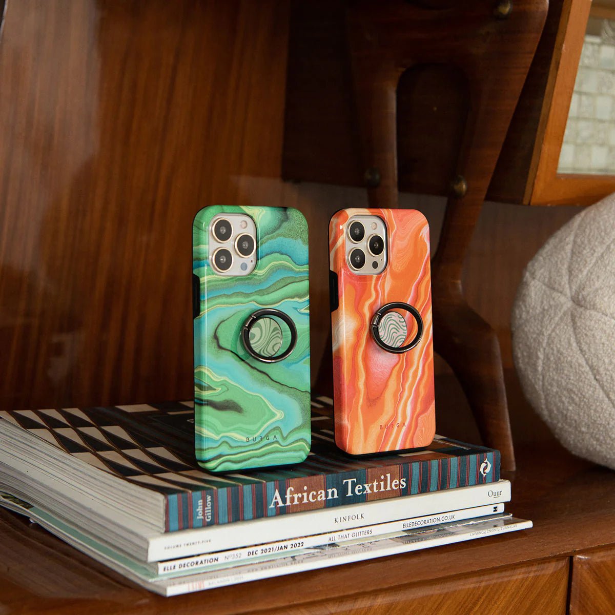 Burga iPhone 16 Plus Fashion Tough MagSafe Σκληρή Θήκη με MagSafe - Rock On