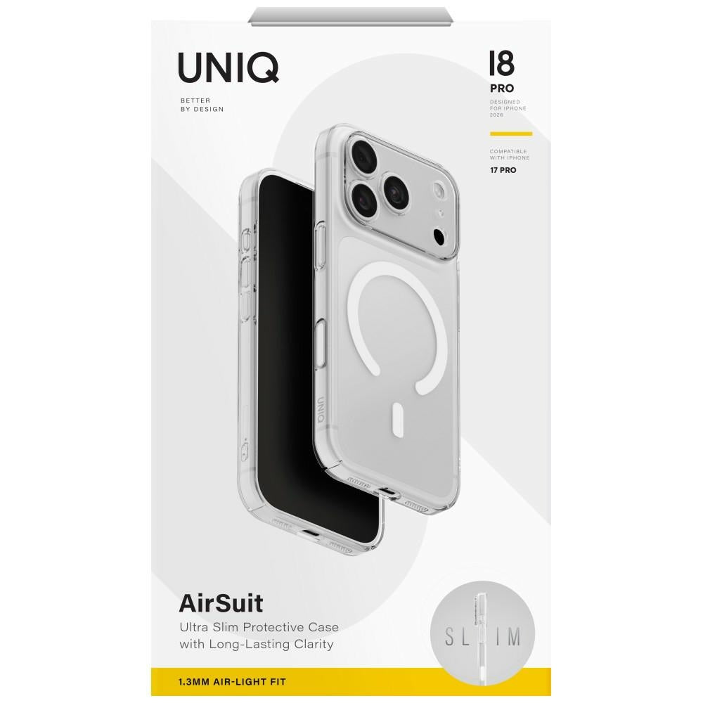 Uniq iPhone 18 Pro / iPhone 17 Pro - Σκληρή Θήκη με MagSafe - Airsuit MagClick - Clear