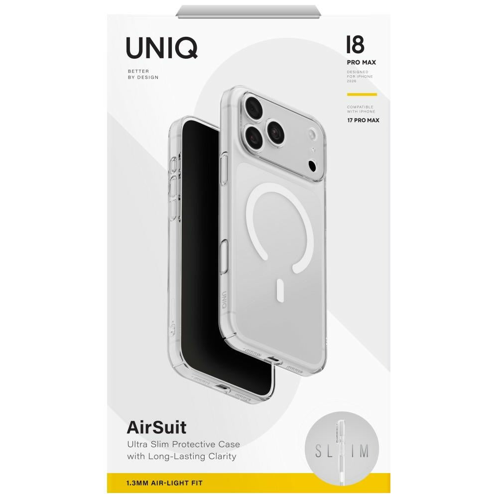 Uniq iPhone 18 Pro Max / iPhone 17 Pro Max - Σκληρή Θήκη με MagSafe - Airsuit MagClick - Clear