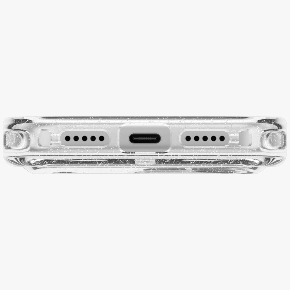 Uniq iPhone 18 Pro / iPhone 17 Pro - Σκληρή Θήκη με Πλαίσιο Σιλικόνης και MagSafe - LifePro Xtreme - Tinsel Clear
