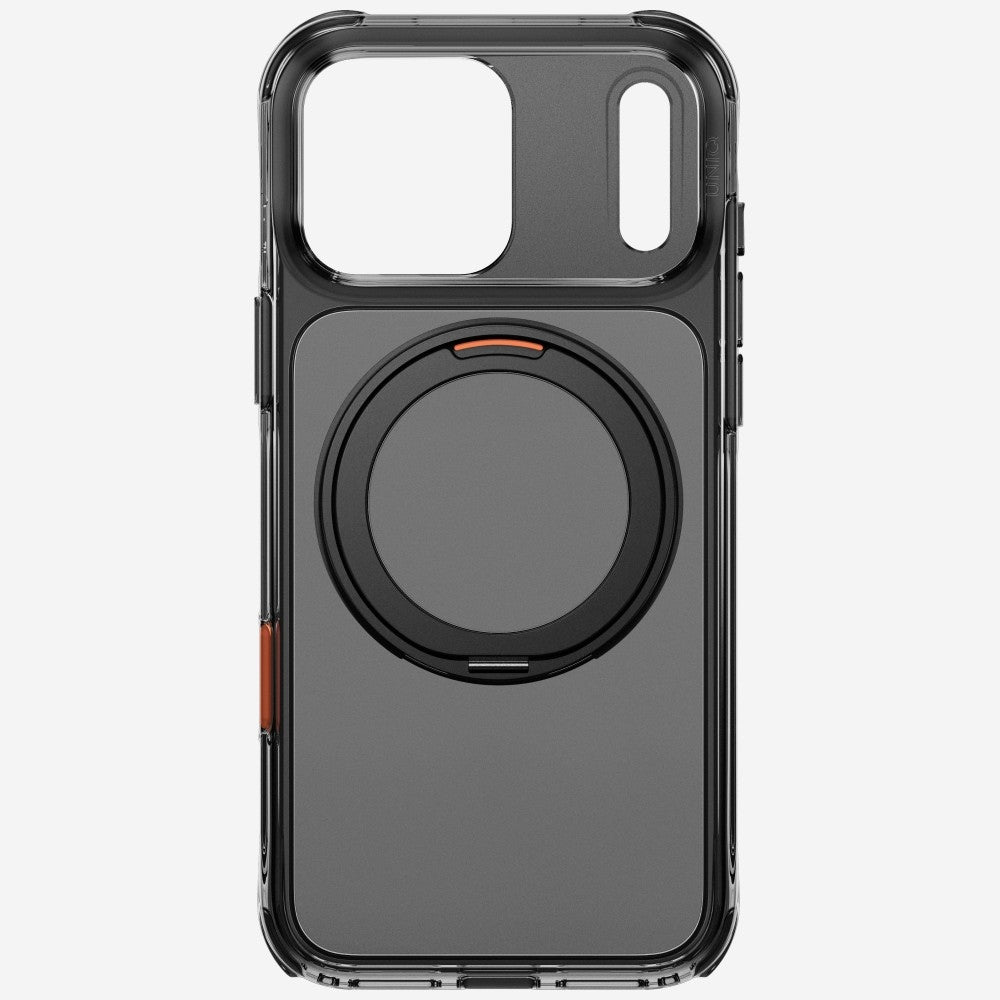 Uniq iPhone 18 Pro Max / iPhone 17 Pro Max - Σκληρή Θήκη με Πλαίσιο Σιλικόνης και Stand MagSafe - Swivix 360 Rotating Kickstand - Black