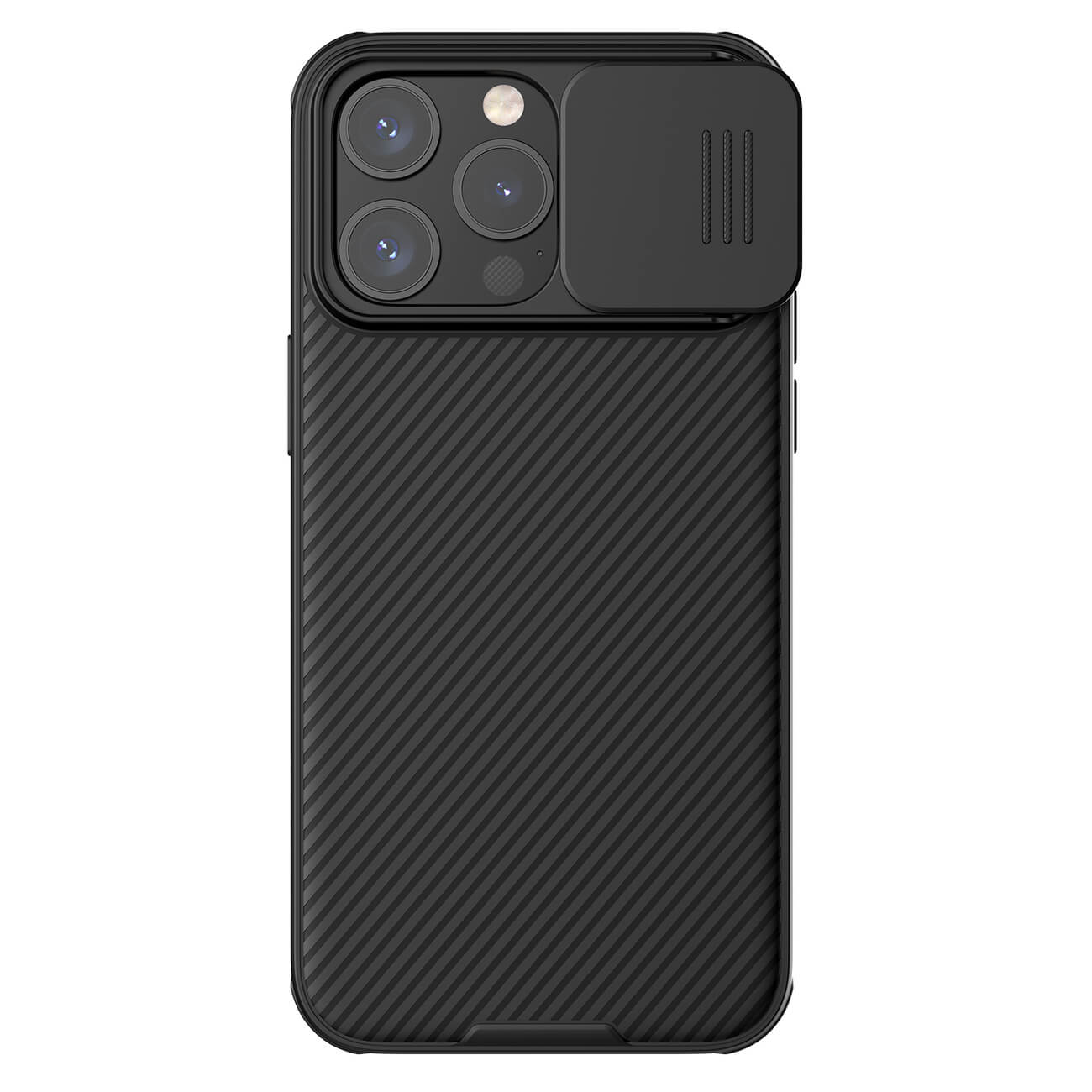 Nillkin iPhone 15 Pro Max CamShield Pro Magnetic Σκληρή Θήκη με Κάλυμμα για την Κάμερα και MagSafe - Black
