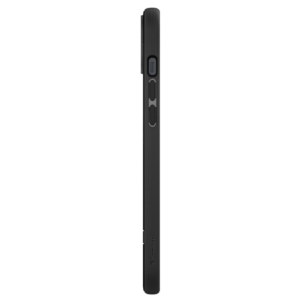 Caseology iPhone 14 Plus / iPhone 15 Plus Parallax Mag Θήκη Σιλικόνης με Σκληρό Πλαίσιο και MagSafe - Matte Black