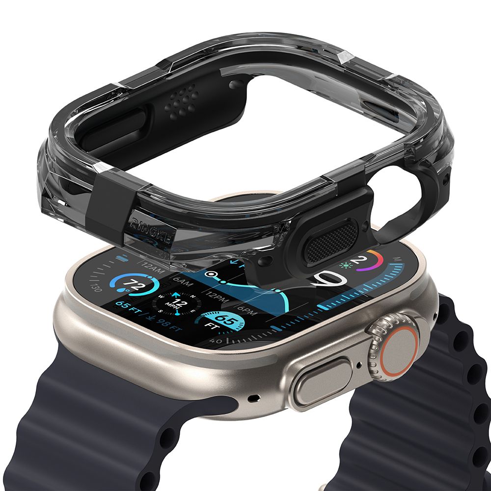 Ringke Θήκη Apple Watch Ultra (1/2/3) - 49mm - Fusion Bumper - Black