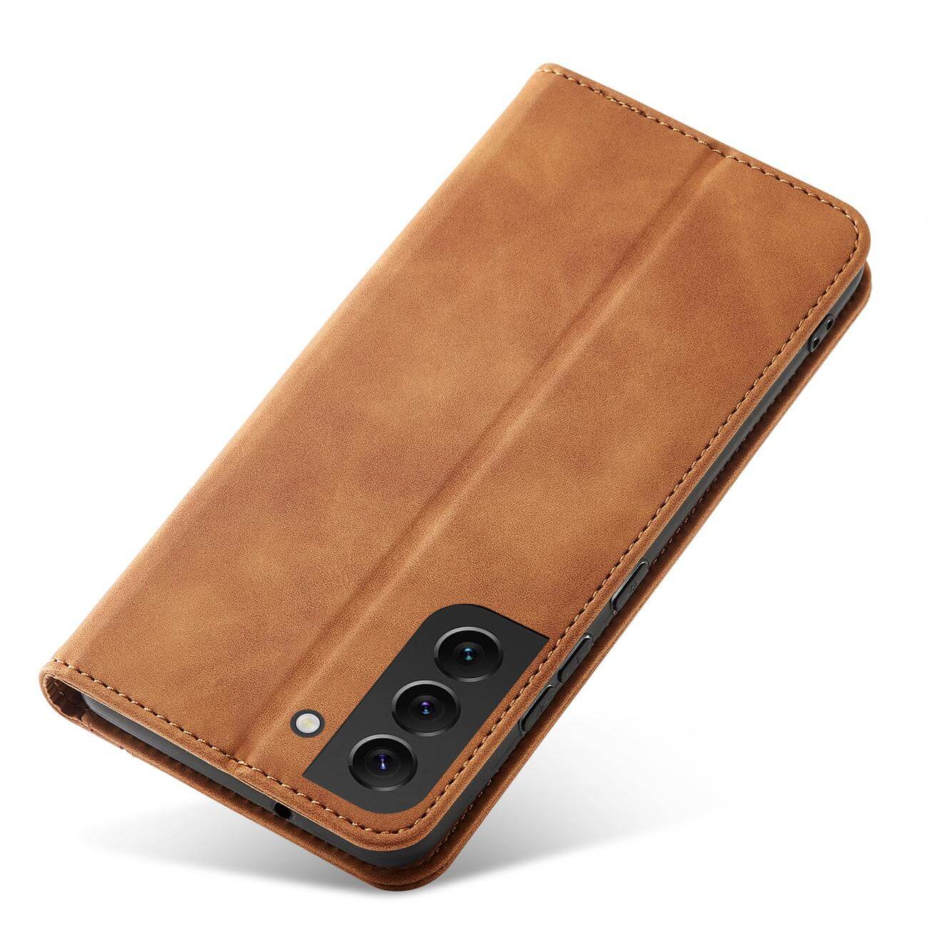 OEM Samsung Galaxy S22 Plus Magnet Fancy Θήκη Βιβλίο Stand - Brown