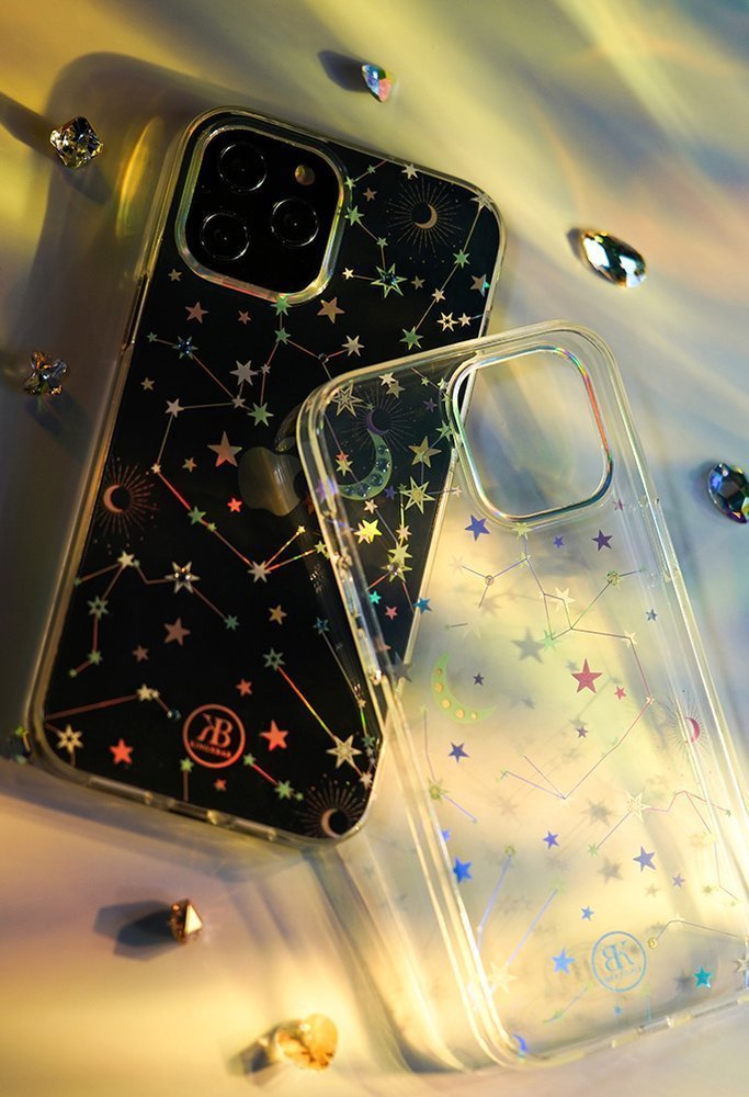 Kingxbar iPhone 12 / iPhone 12 Pro Lucky Series Σκληρή Θήκη με Swarovski Crystals - Zodiac - Διάφανη
