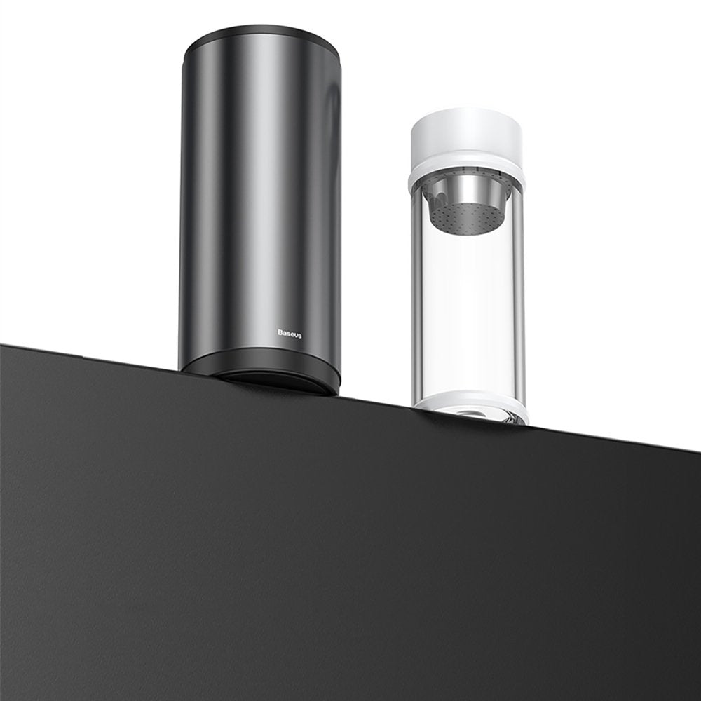 Baseus Gentleman Style Vehicle - mounted Trash Can - Μίνι Κάδος Απορριμμάτων για το Αυτοκίνητο - Black - CRLJT - 01