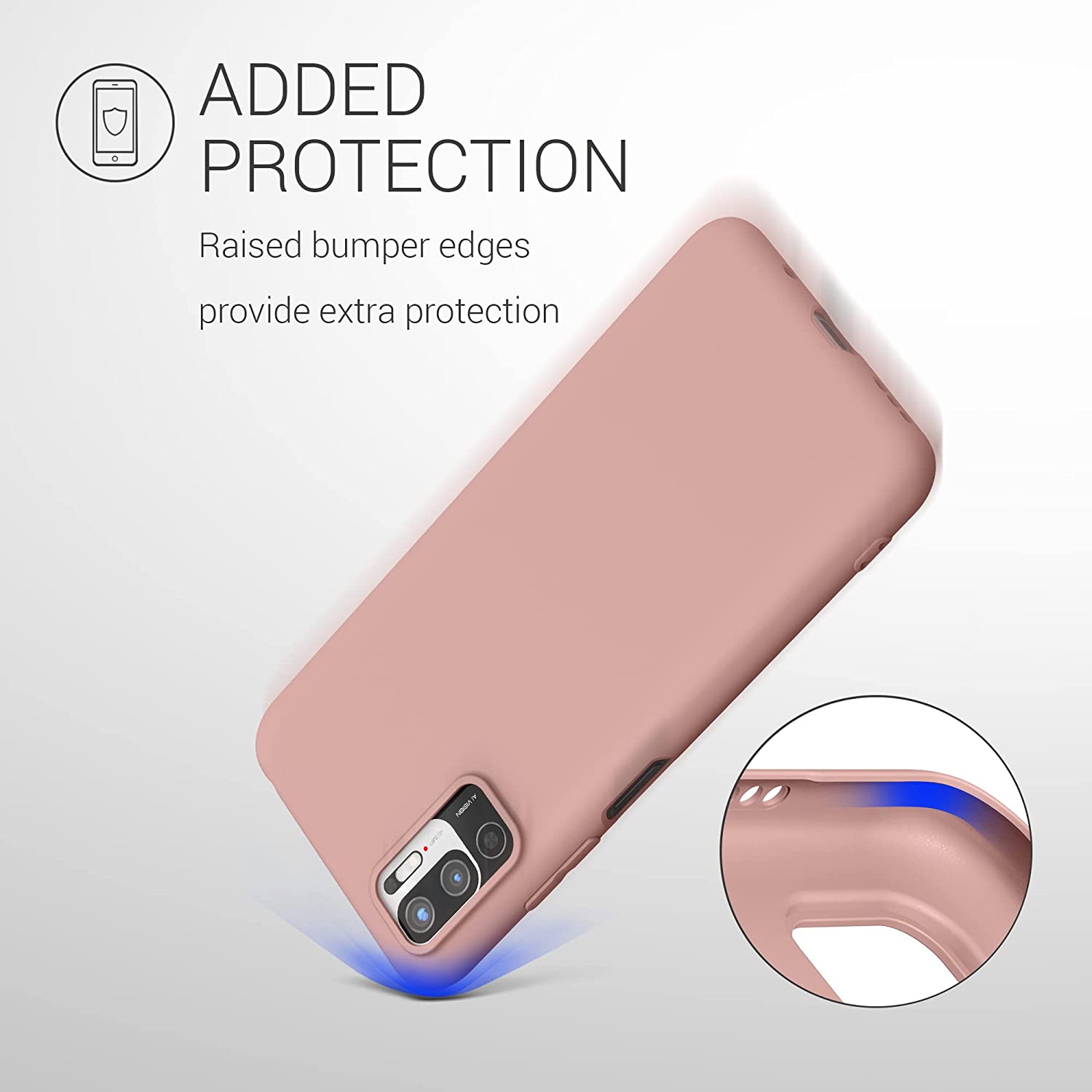 KW Xiaomi Redmi Note 10 5G Θήκη Σιλικόνης TPU - Winter Rose - 54947.193