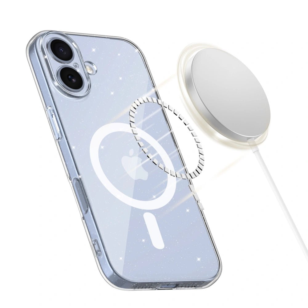 Tech - Protect iPhone 17 Flexair Θήκη Σιλικόνης TPU με MagSafe - Glitter