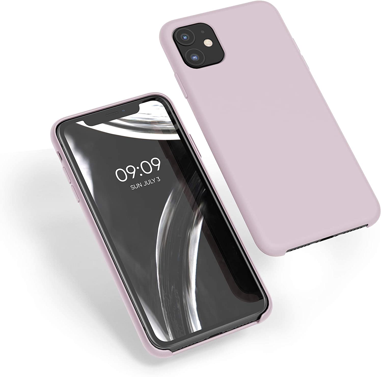 KW iPhone 11 Θήκη Σιλικόνης Rubber TPU - Dusty Pink - 49724.10