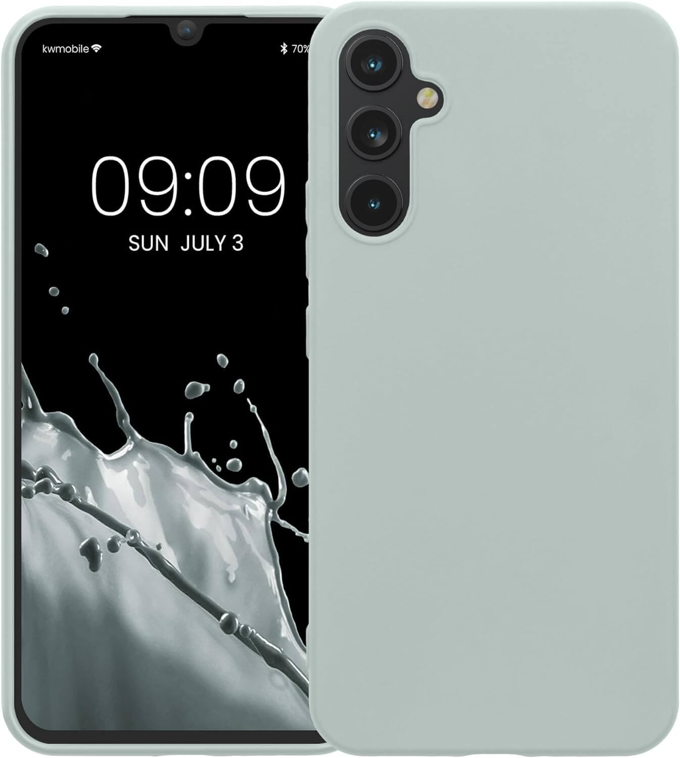 KW Samsung Galaxy A34 5G Θήκη Σιλικόνης TPU - Cool Mint - 60809.200