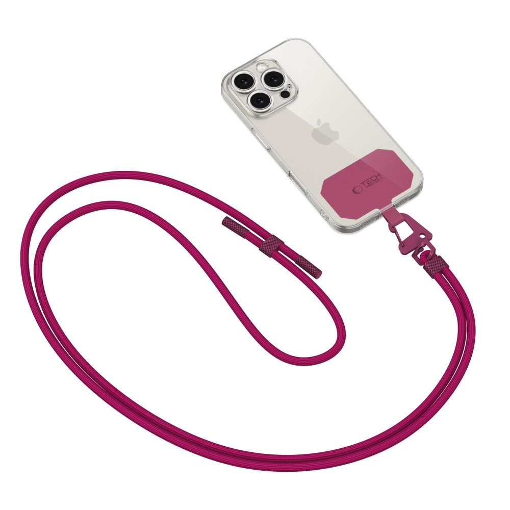 Tech - Protect C5S Rope CrossBody Strap - Universal Λουράκι για Θήκη Κινητού - Mulberry
