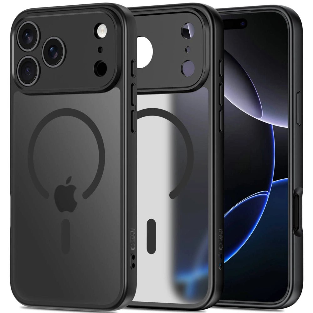 Tech - Protect iPhone 17 Pro Max BasicMag - Σκληρή Θήκη με Πλαίσιο Σιλικόνης και MagSafe - Matte Black