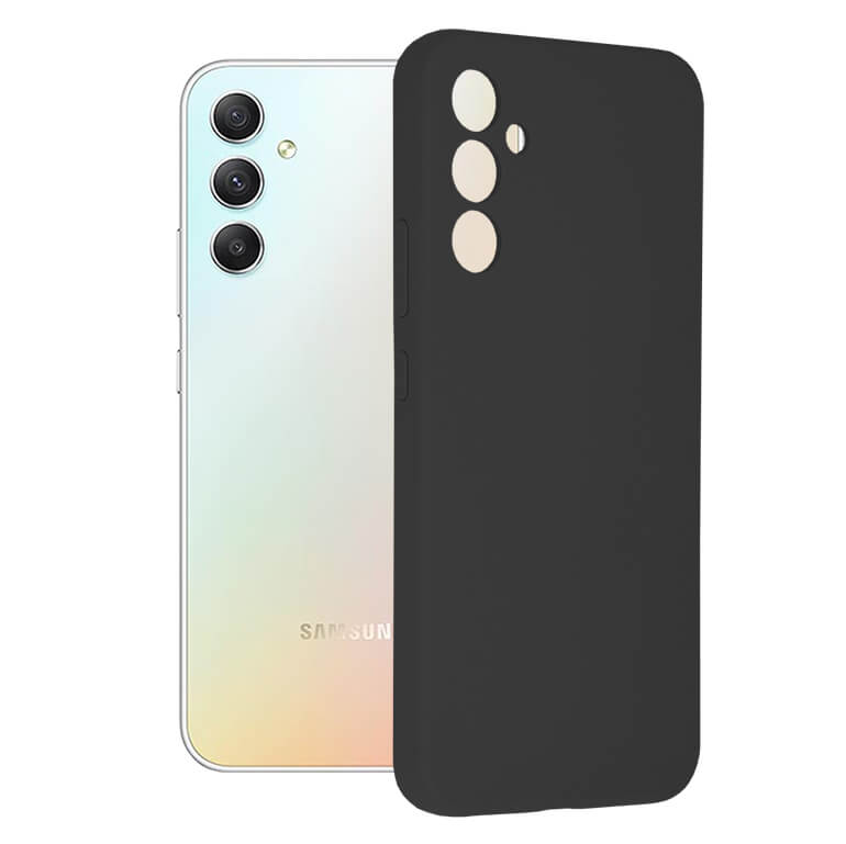 Techsuit Samsung Galaxy A34 5G Soft Edge Silicone Θήκη Σιλικόνης TPU - Black