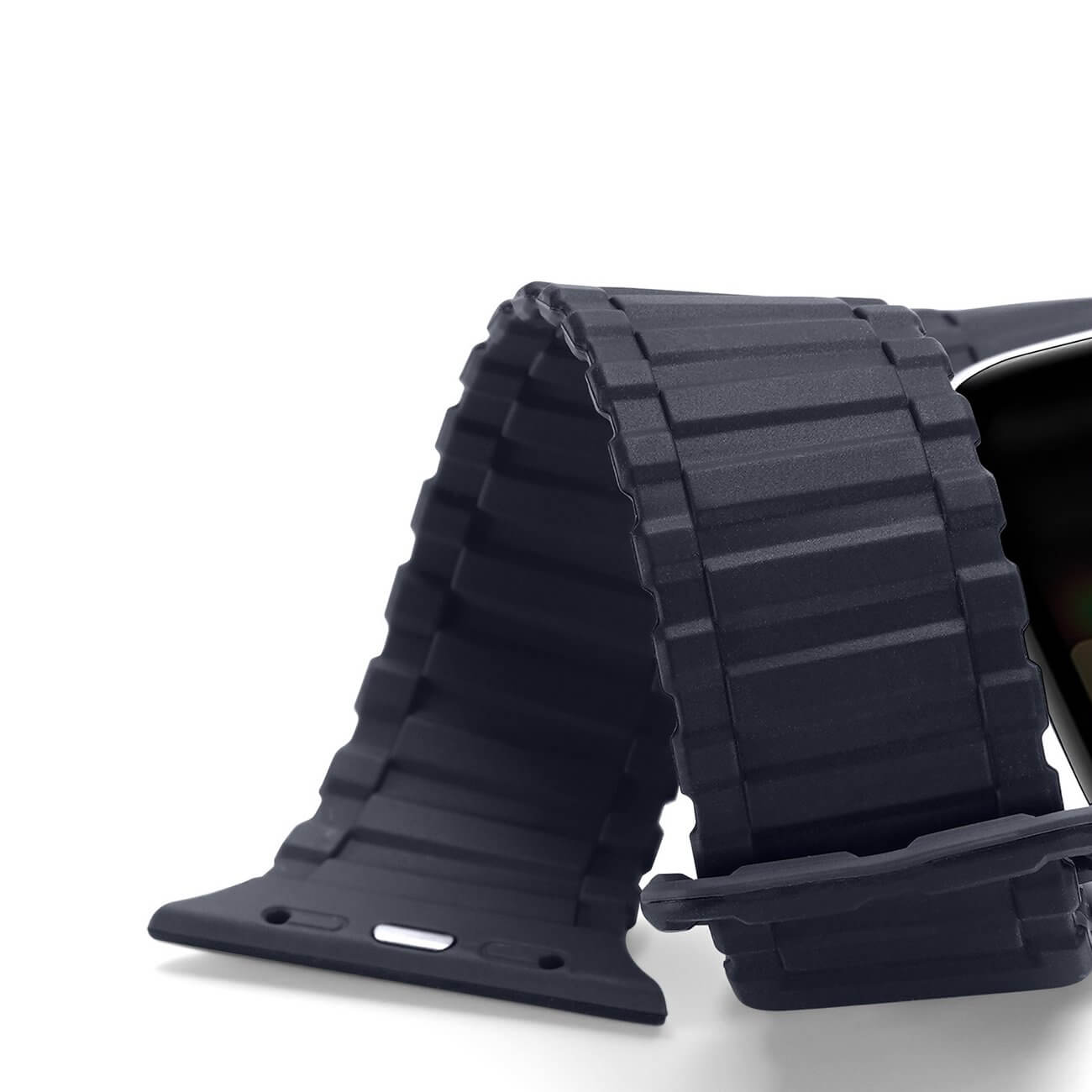 Dux Ducis Λουράκι Apple Watch 2 / 3 / 4 / 5 / 6 / 7 / 8 / 9 / SE / ULTRA 1 / ULTRA 2 - 42 / 44 / 45 / 49 mm Armor Silicone MagneticΜαγνητικό Σιλικόνης - Blue