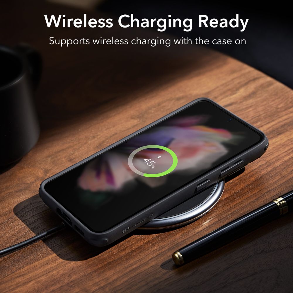 ESR Samsung Galaxy S23+ Classic Kickstand Σκληρή Θήκη με Πλαίσιο Σιλικόνης και Stand - Διάφανη / Black