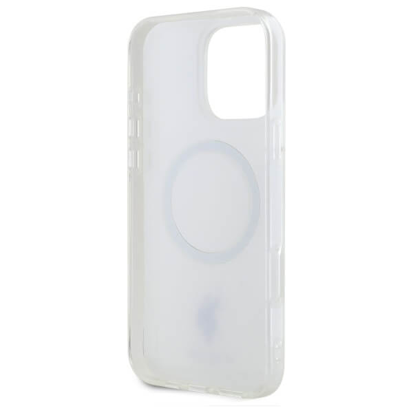 US Polo iPhone 16 Pro Max - IML Ring - MagSafe Σκληρή Θήκη με Πλαίσιο Σιλικόνης - White - USHMP16XHOCLDPW