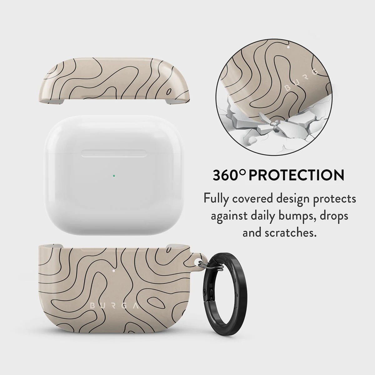 Burga AirPods 3 Σκληρή Θήκη - Wild Terrain