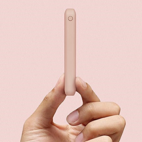 Uniq Fuele Mini PowerBank 8000mAh 18W με Καλώδιο UBS to Type - C - Pink